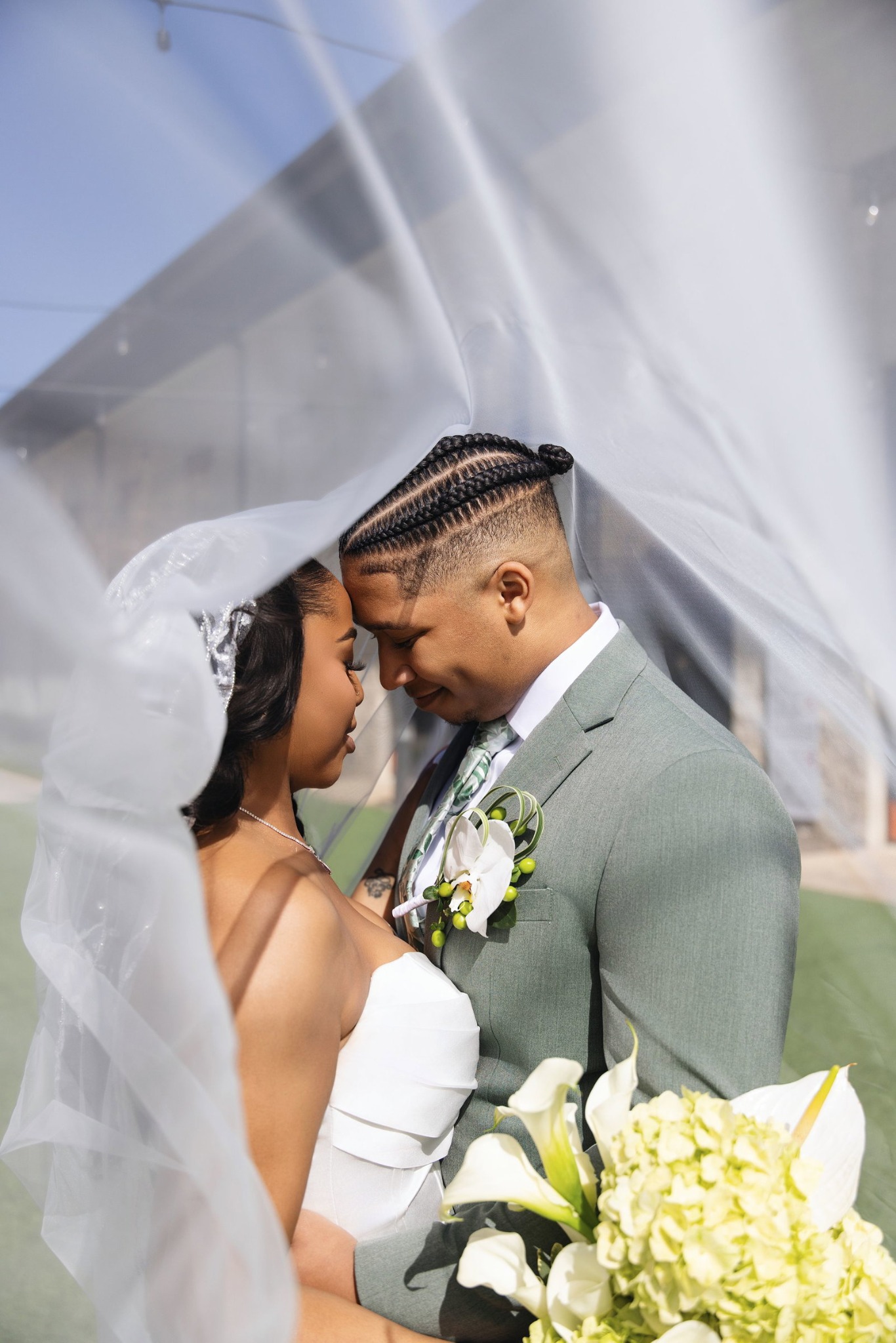 Newlyweds together